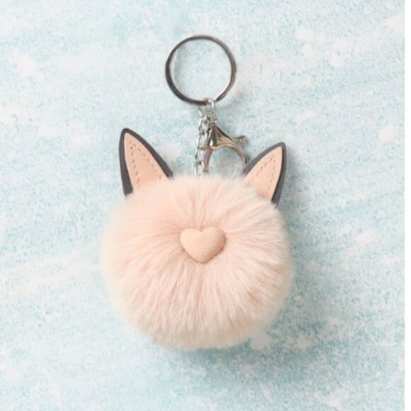 Pom Pom Cat 🐱 Keychain - Picture 1 of 5